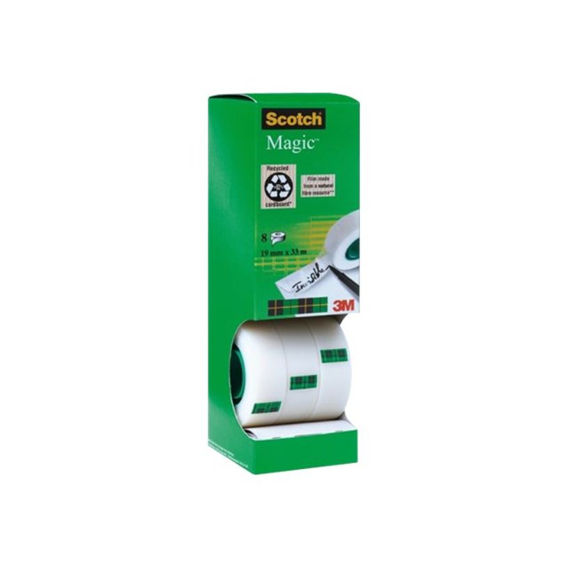4046719205936-Scotch Magic 8-1933R8 - Ruban de bureau - 19 mm x 33 m (pack de 8)-P_79422439_2-1